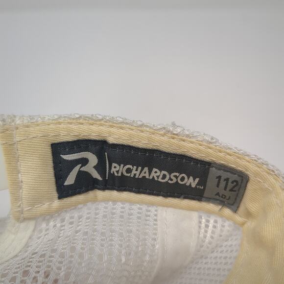 LCGC Snapback Trucker Hat Orange One Size Adjustable Mesh Back Richardson - Picture 8 of 9